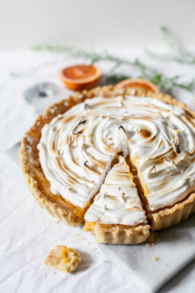 tarta de merengue de limón